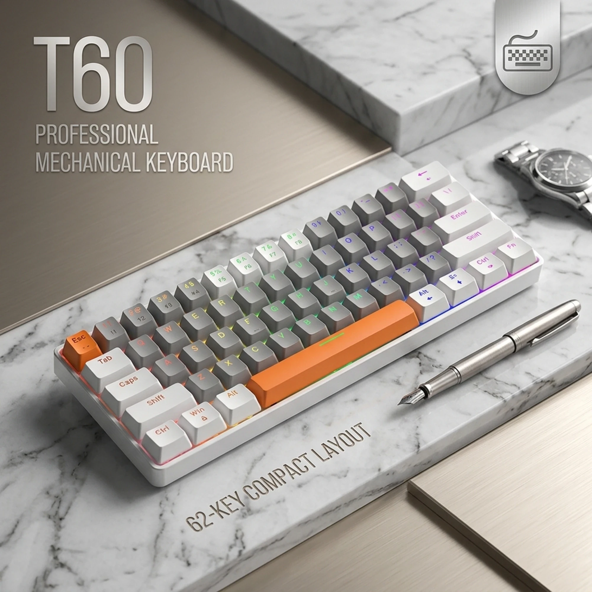 Blic T60 Mini Red Switch Mekanik Klavye