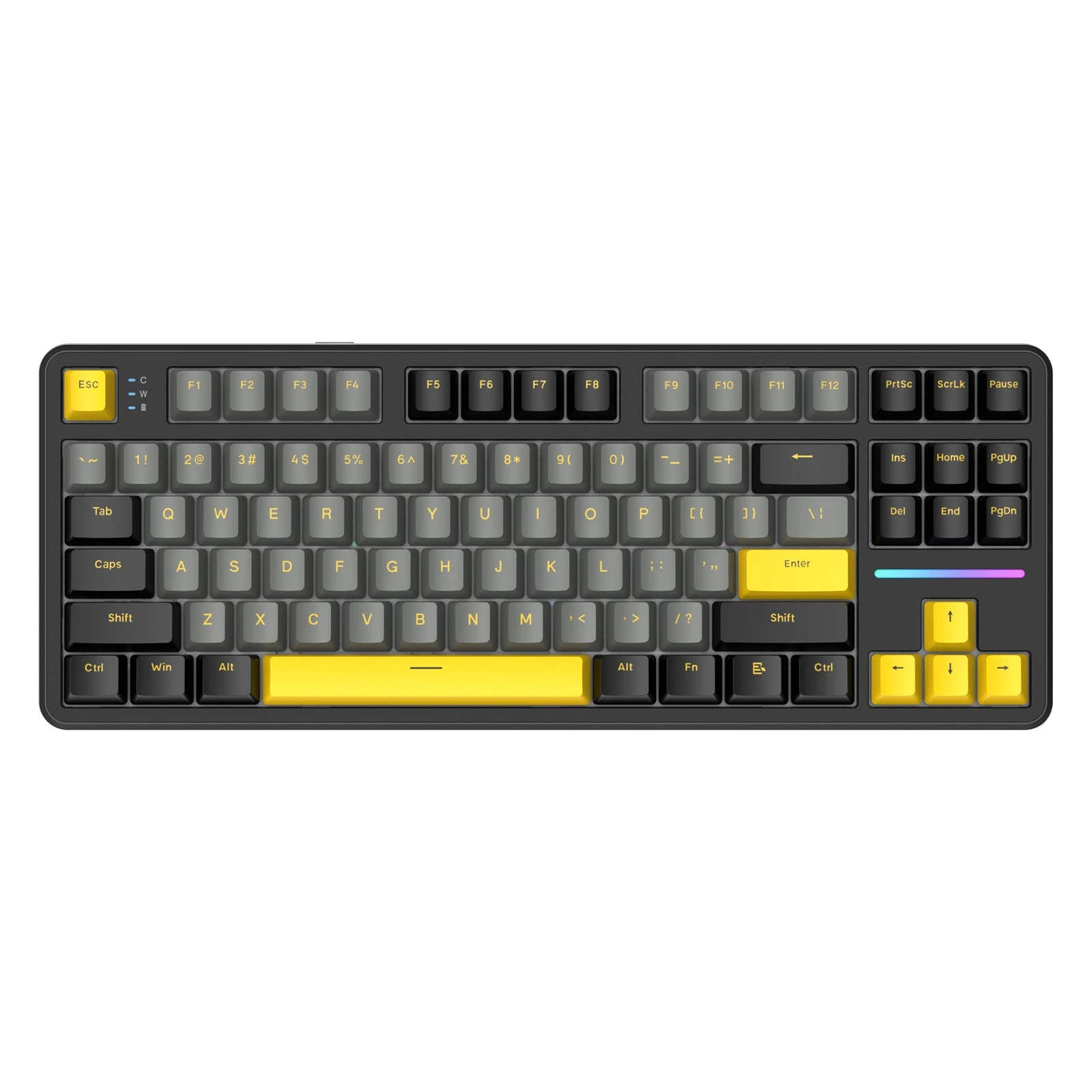 Attack Shark X87 Star Black — TKL Gasket Mekanik Klavye