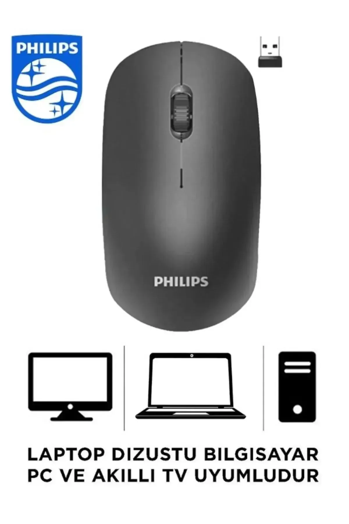 Philips SPK7315 Kablosuz Sessiz Mouse
